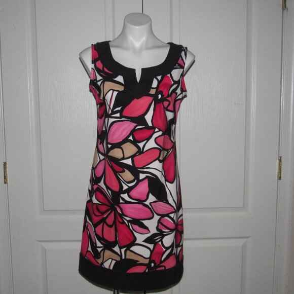 JESSICA HOWARD Flower Print Sleeveless Dress Size 8 - Picture 1 of 4